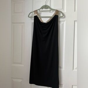 Michael Kors Black Sequined Cocktail Dress, small